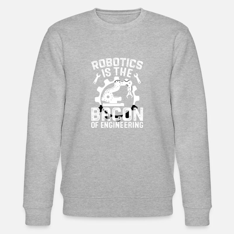 Robot Programmer Automation Technician - Stanley/Stella CHANGER Unisex Organic Sweatshirt - heather grey