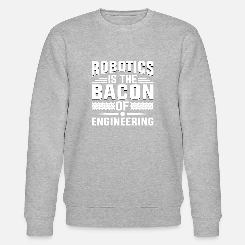 Roboter Programmierer Automatisierungstechniker - Stanley/Stella Unisex Bio-Sweatshirt CHANGER  - Grau meliert