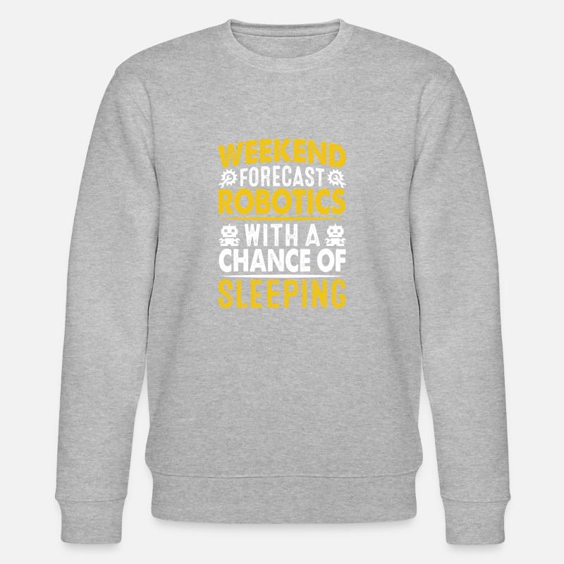 Roboter Programmierer Automatisierungstechniker - Stanley/Stella Unisex Bio-Sweatshirt CHANGER  - Grau meliert