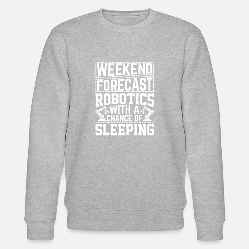 Robot Programmer Automation Technician - Stanley/Stella CHANGER Unisex Organic Sweatshirt - heather grey