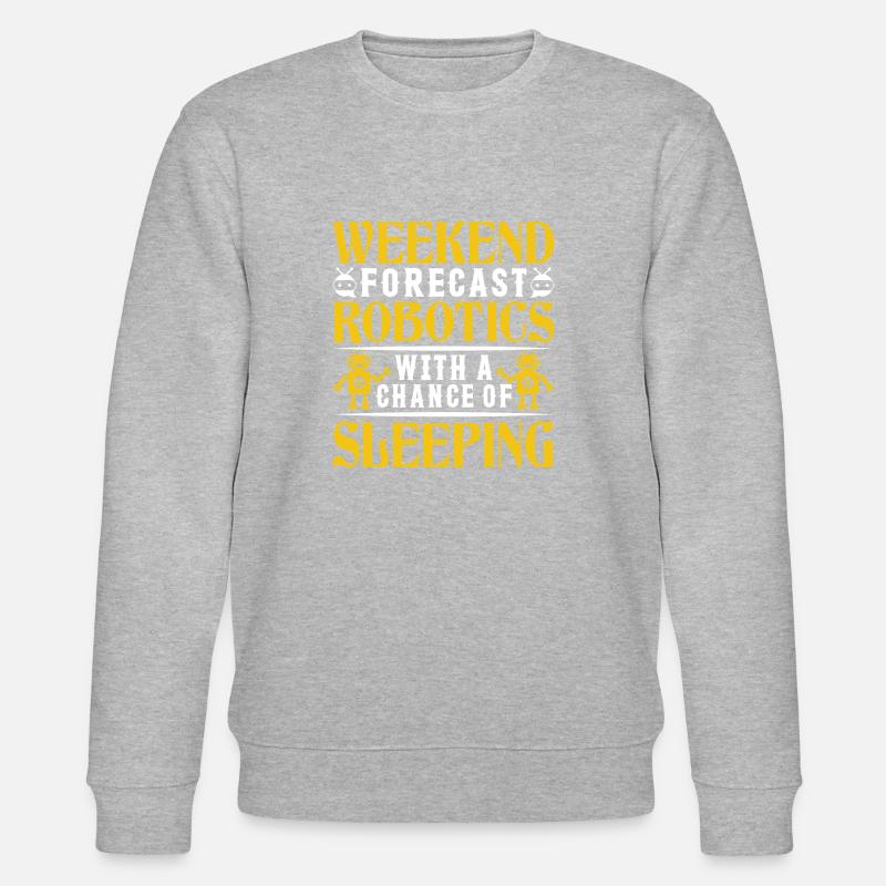 Robot Programmer Automation Technician - Stanley/Stella CHANGER Unisex Organic Sweatshirt - heather grey