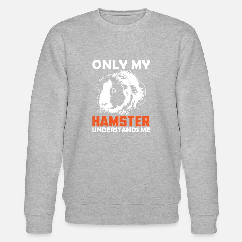 Hamster Lover Hamster Gift - Stanley/Stella CHANGER Unisex Organic Sweatshirt - heather grey