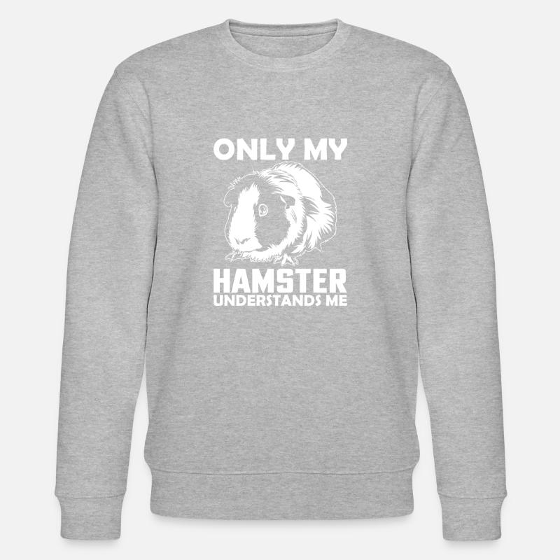 Hamster Lover Hamster Cadeau - Sweat bio CHANGER Stanley/Stella Unisexe - gris chiné
