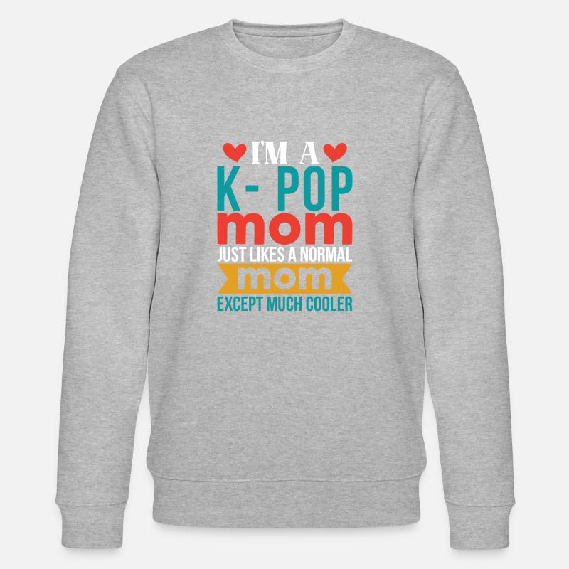 Idée cadeau K-Pop Kpop Mama - Sweat bio CHANGER Stanley/Stella Unisexe - gris chiné