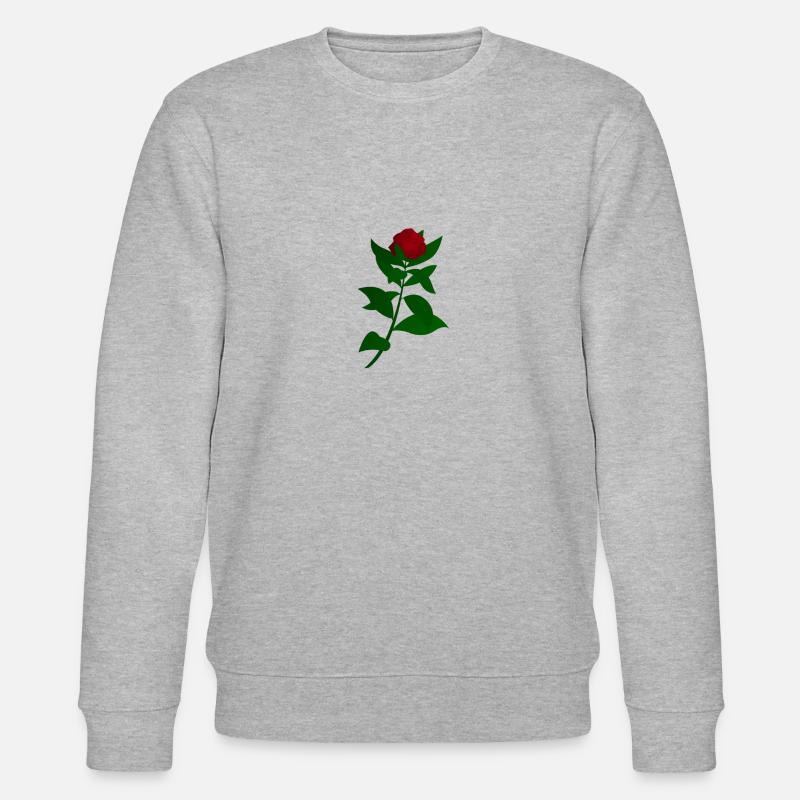 Rose - Stanley/Stella Unisex Bio-Sweatshirt CHANGER  - Grau meliert