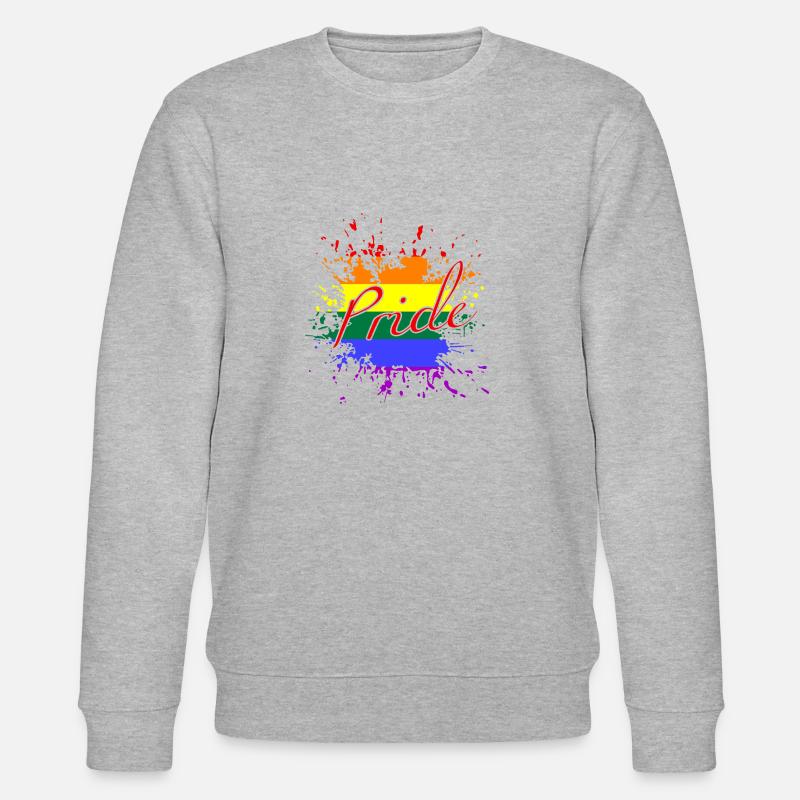 LGBTQ Pride - Stanley/Stella Unisex Bio-Sweatshirt CHANGER  - Grau meliert