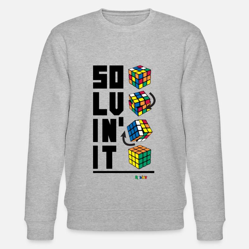 Rubik's Cube La Solution - Sweat bio CHANGER Stanley/Stella Unisexe - gris chiné