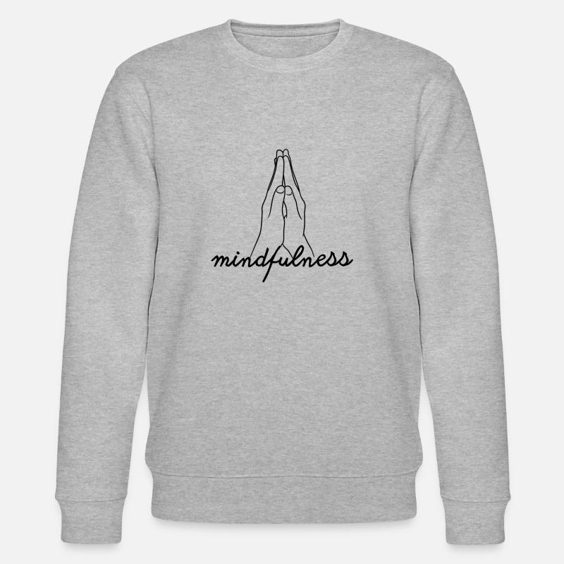 Respiration consciente, vie consciente - Sweat bio CHANGER Stanley/Stella Unisexe - gris chiné