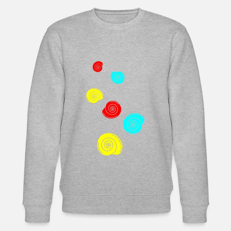 Muschel schnecke - Stanley/Stella Unisex Bio-Sweatshirt CHANGER  - Grau meliert