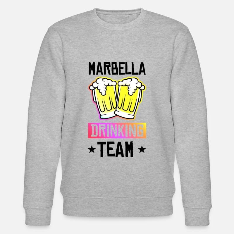 Marbella Équipe de Drinking - Sweat bio CHANGER Stanley/Stella Unisexe - gris chiné