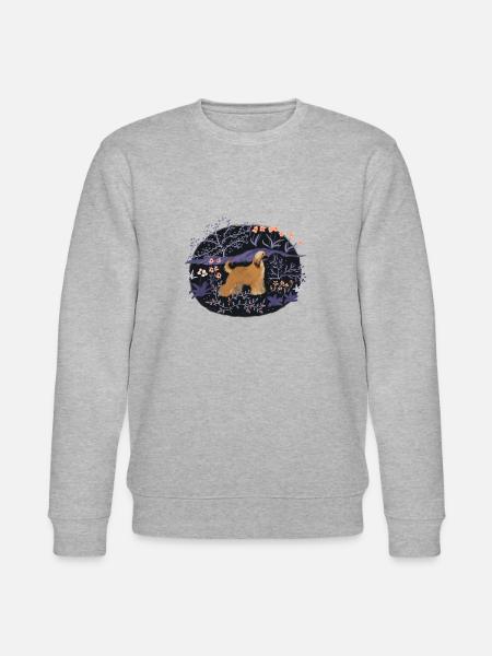 Afghane im Traumwald - Stanley/Stella Unisex Bio-Sweatshirt CHANGER  - Grau meliert