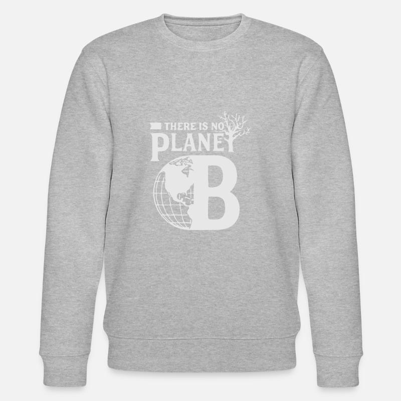 Planet B - Stanley/Stella Unisex Bio-Sweatshirt CHANGER  - Grau meliert