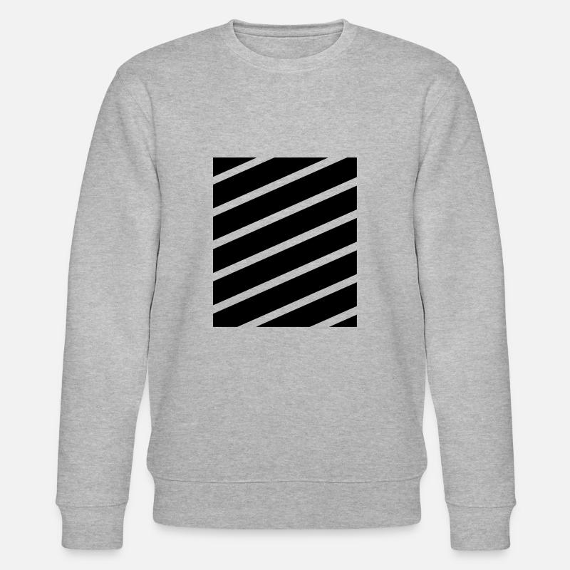 Stripes - Stanley/Stella Unisex Bio-Sweatshirt CHANGER  - Grau meliert