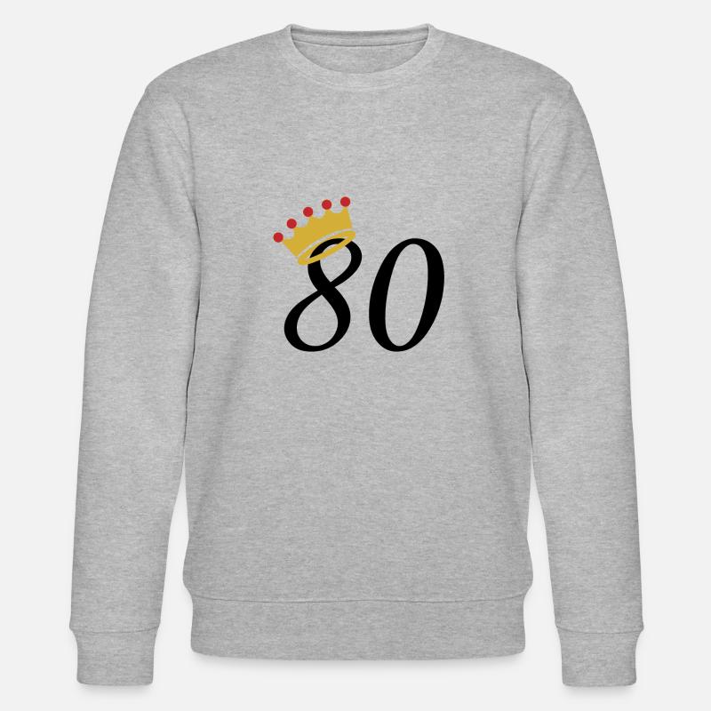 80e - Sweat bio CHANGER Stanley/Stella Unisexe - gris chiné
