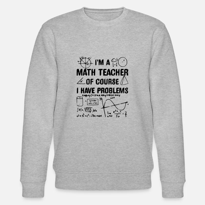 Mathe - Stanley/Stella Unisex Bio-Sweatshirt CHANGER  - Grau meliert