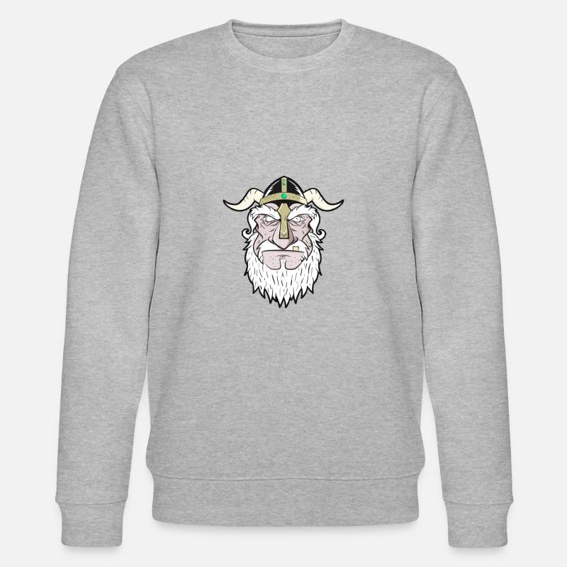 allein Wikinger - Stanley/Stella Unisex Bio-Sweatshirt CHANGER  - Grau meliert