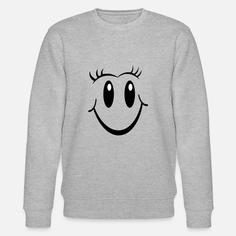 Super Smile - Stanley/Stella Unisex Bio-Sweatshirt CHANGER  - Grau meliert