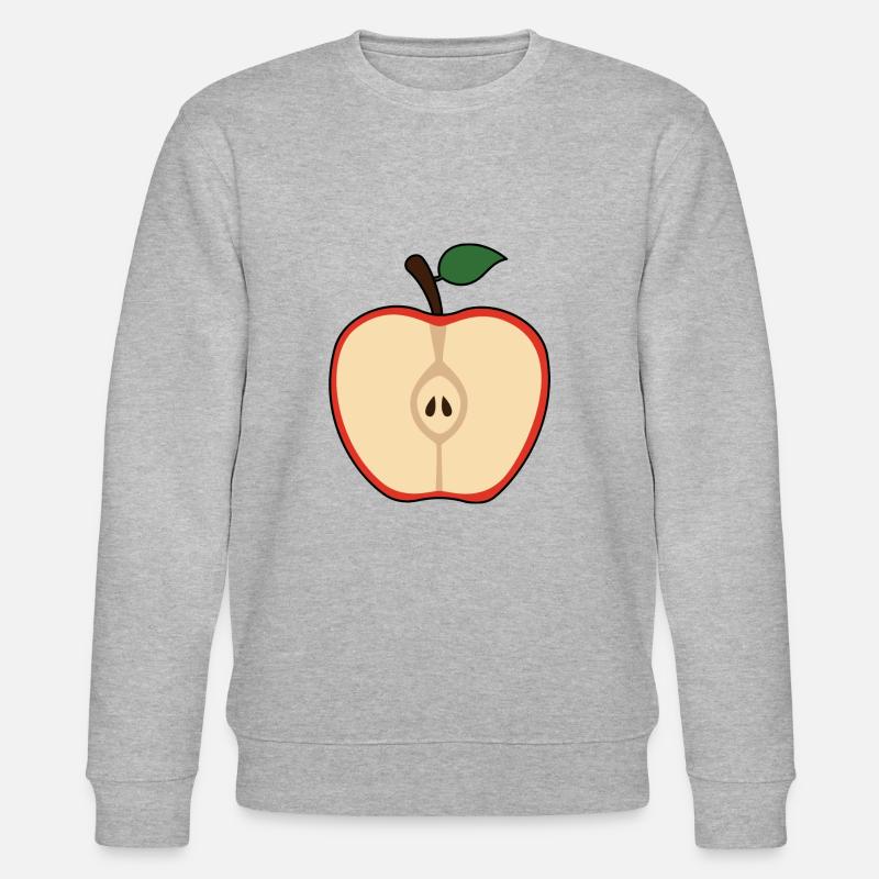 Apfel - Stanley/Stella Unisex Bio-Sweatshirt CHANGER  - Grau meliert