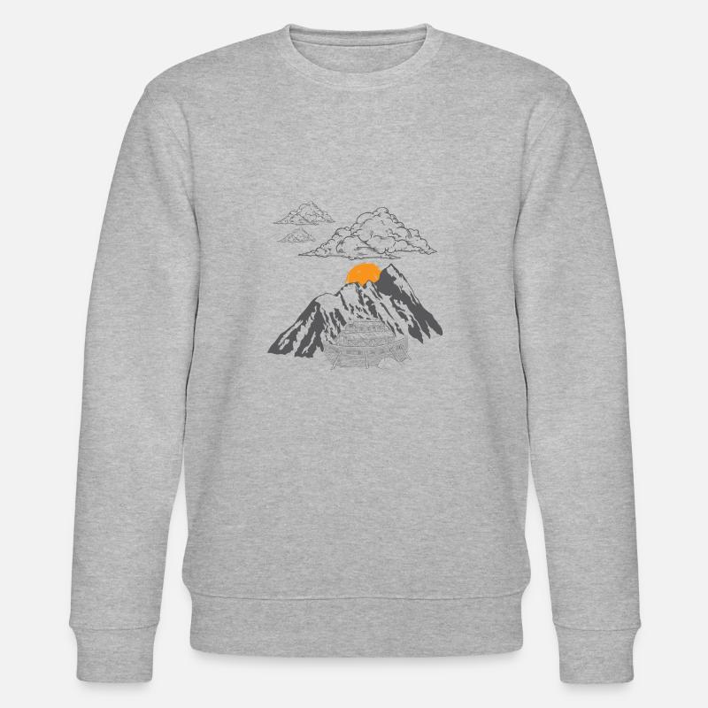 Noah's ark - Arche Noah - Stanley/Stella Unisex Bio-Sweatshirt CHANGER  - Grau meliert
