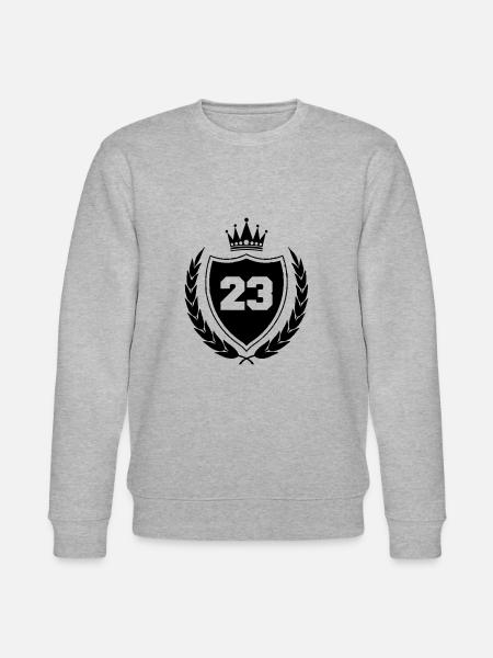 coat of arms 23 - Stanley/Stella CHANGER Unisex Organic Sweatshirt - heather grey