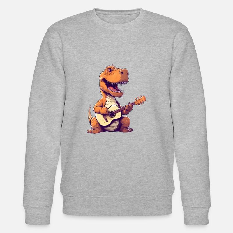 Trex Guitariste Guitariste - Sweat bio CHANGER Stanley/Stella Unisexe - gris chiné