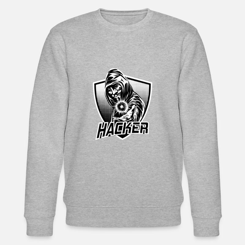 HACKER - Sweat bio CHANGER Stanley/Stella Unisexe - gris chiné