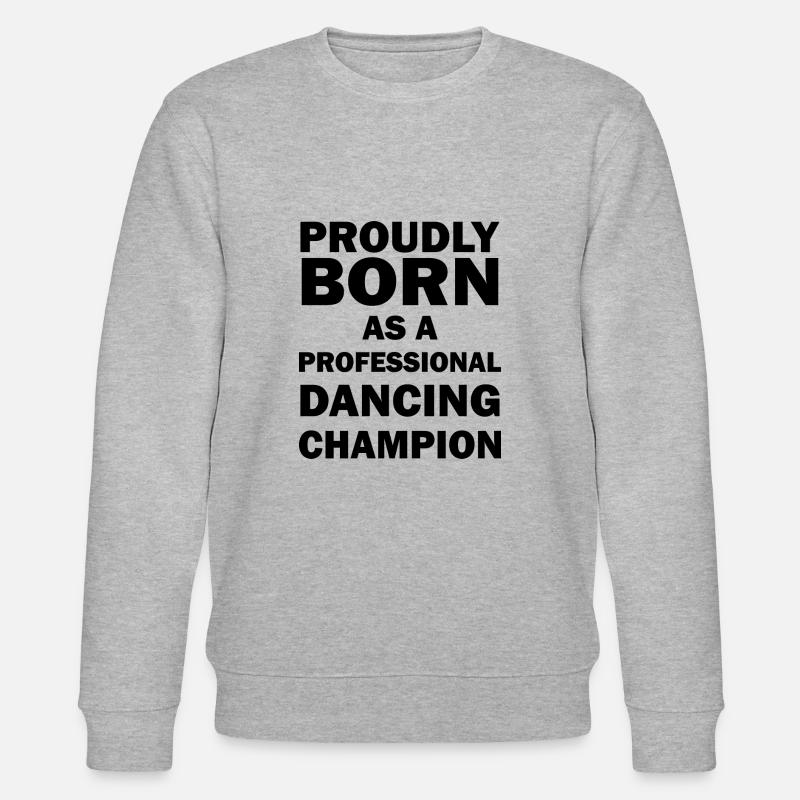 Dancing Dance Music - Stanley/Stella CHANGER Unisex Organic Sweatshirt - heather grey