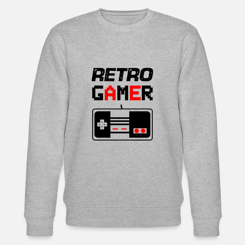 gamer 01 - Stanley/Stella Unisex Bio-Sweatshirt CHANGER  - Grau meliert