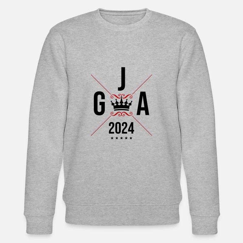 Jga 2024 Junggesellenabschied - Stanley/Stella Unisex Bio-Sweatshirt CHANGER - Grau meliert