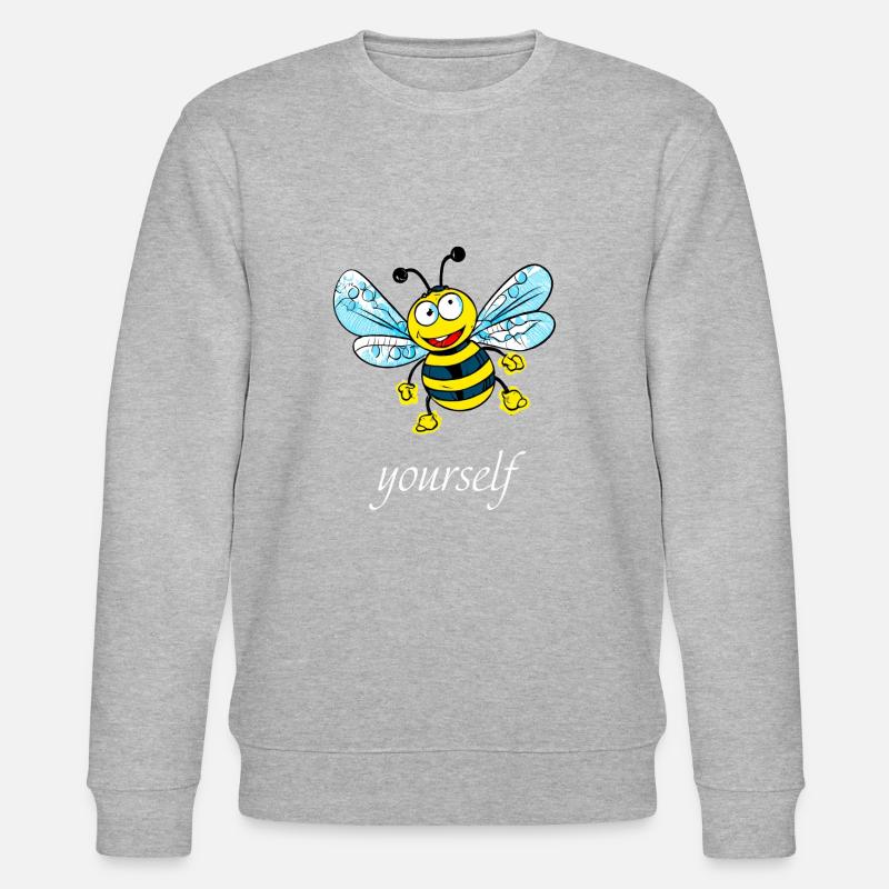 be (e) yourself - Stanley/Stella Unisex Bio-Sweatshirt CHANGER  - Grau meliert