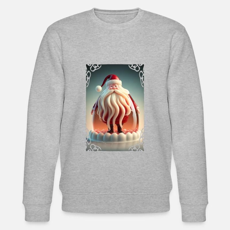 Weihnachtsmann-Gelee - Stanley/Stella Unisex Bio-Sweatshirt CHANGER  - Grau meliert