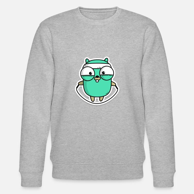 Gophercise - Stanley/Stella Unisex Bio-Sweatshirt CHANGER  - Grau meliert