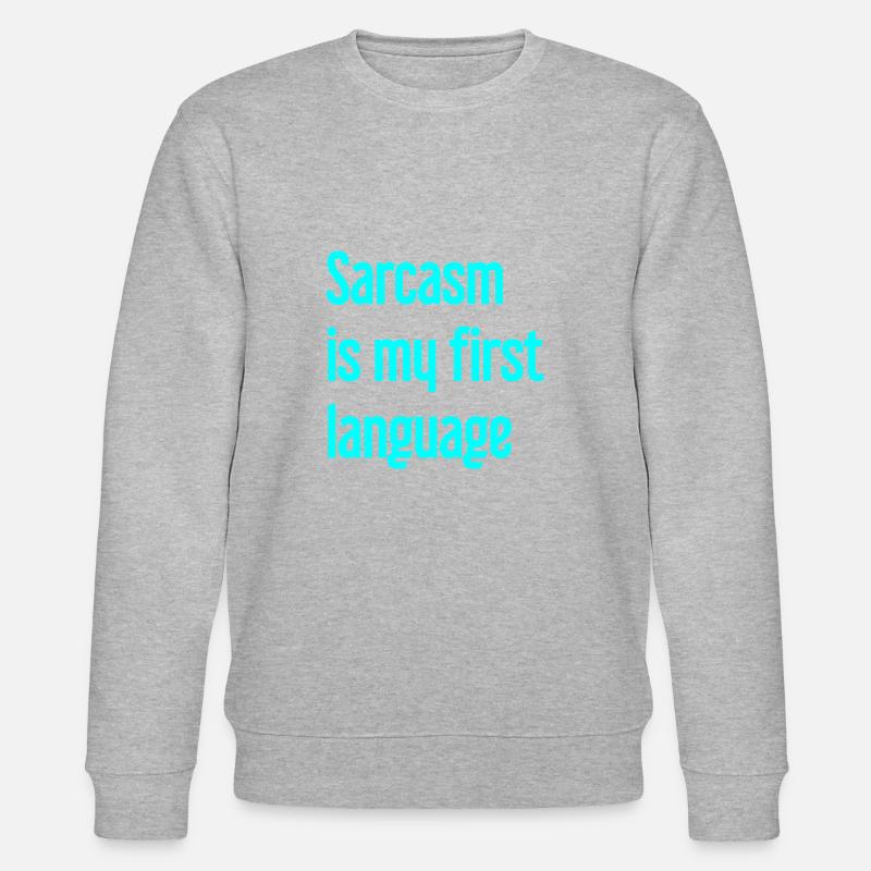 Sarkasmus-Profi - Stanley/Stella Unisex Bio-Sweatshirt CHANGER  - Grau meliert