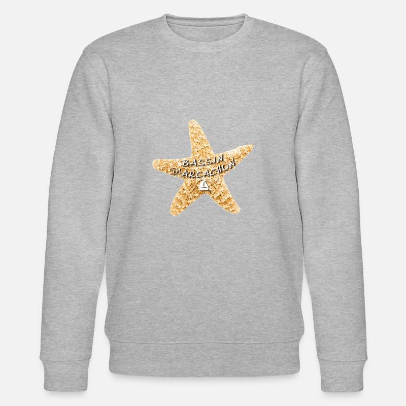 BA étoile de mer - Sweat bio CHANGER Stanley/Stella Unisexe - gris chiné