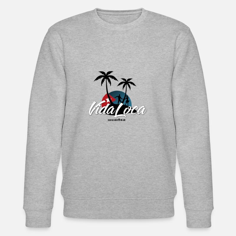 Logo Vida Loca - Stanley/Stella Unisex Bio-Sweatshirt CHANGER  - Grau meliert