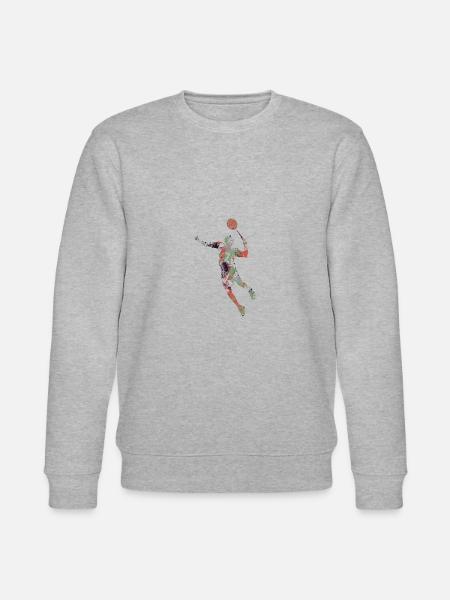 Badminton - Stanley/Stella Unisex Bio-Sweatshirt CHANGER - Grau meliert