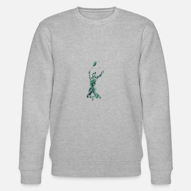 Badminton - Stanley/Stella Unisex Bio-Sweatshirt CHANGER  - Grau meliert