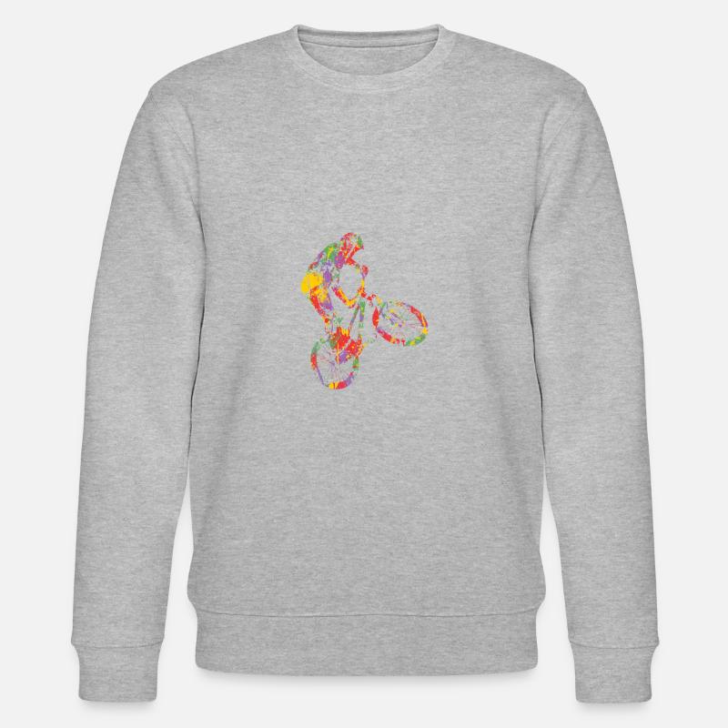 BMX - Sweat bio CHANGER Stanley/Stella Unisexe - gris chiné