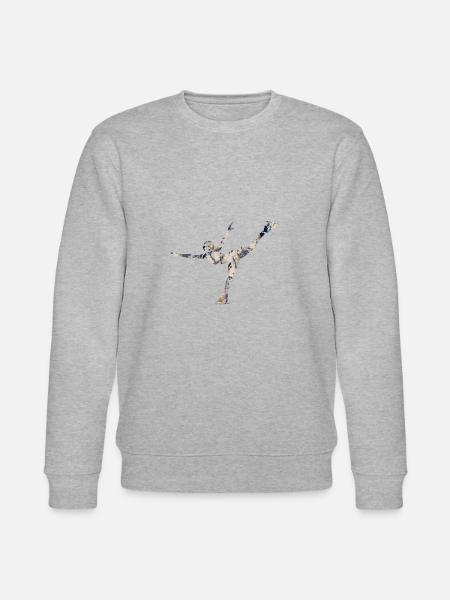 Eiskunstlauf - Stanley/Stella Unisex Bio-Sweatshirt CHANGER  - Grau meliert