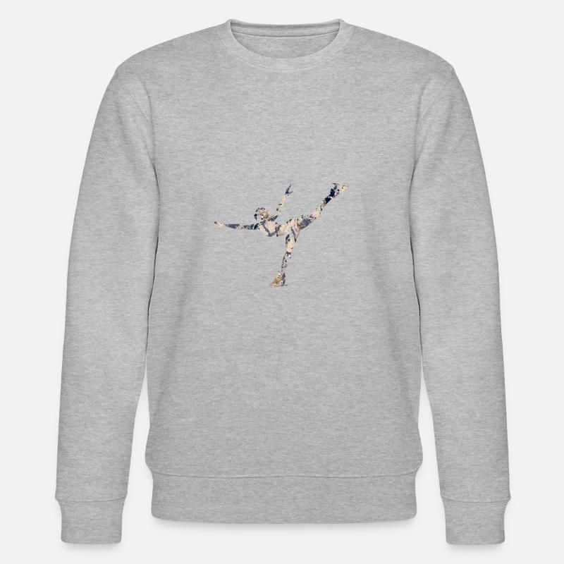 Eiskunstlauf - Stanley/Stella Unisex Bio-Sweatshirt CHANGER  - Grau meliert