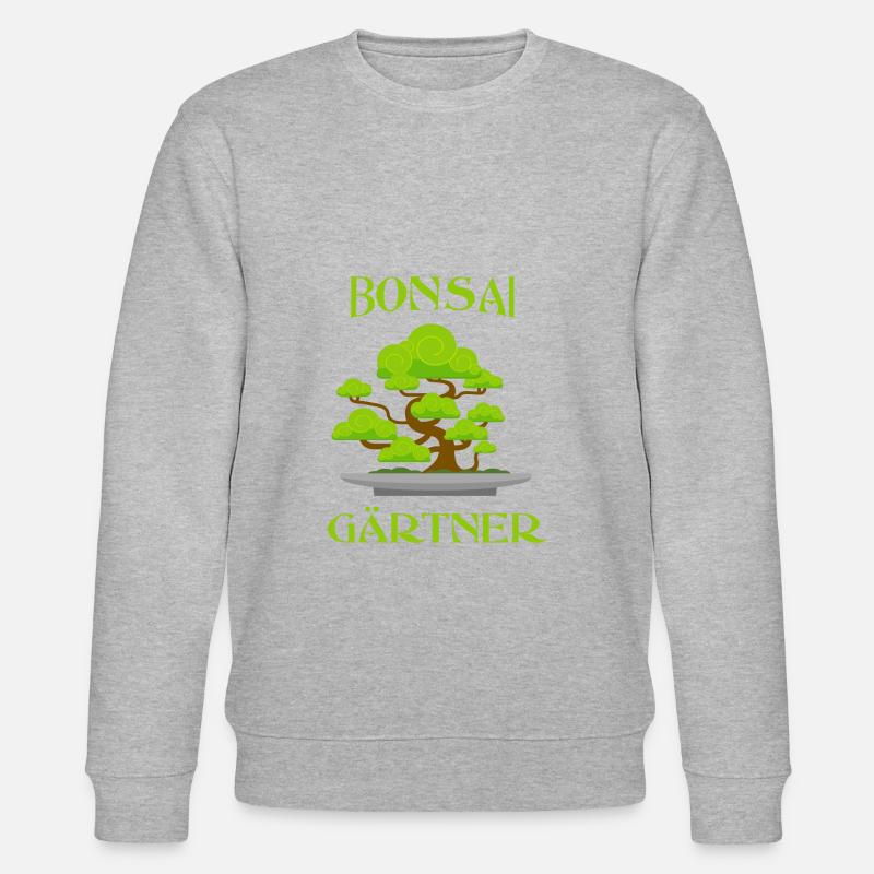 Bonsai - Stanley/Stella Unisex Bio-Sweatshirt CHANGER  - Grau meliert