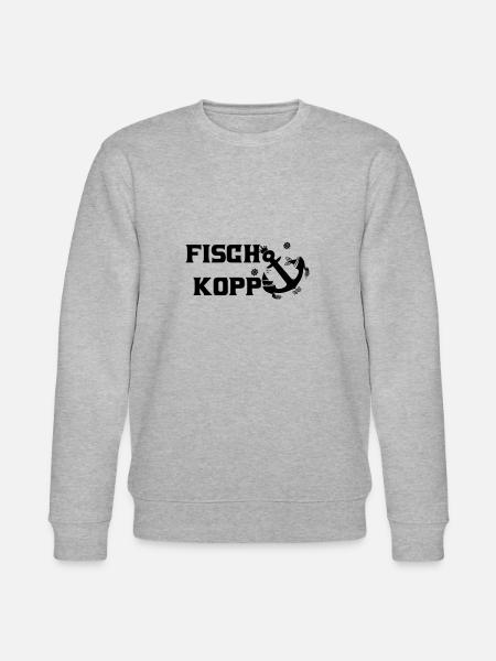 Fischkopp - Stanley/Stella Unisex Bio-Sweatshirt CHANGER  - Grau meliert
