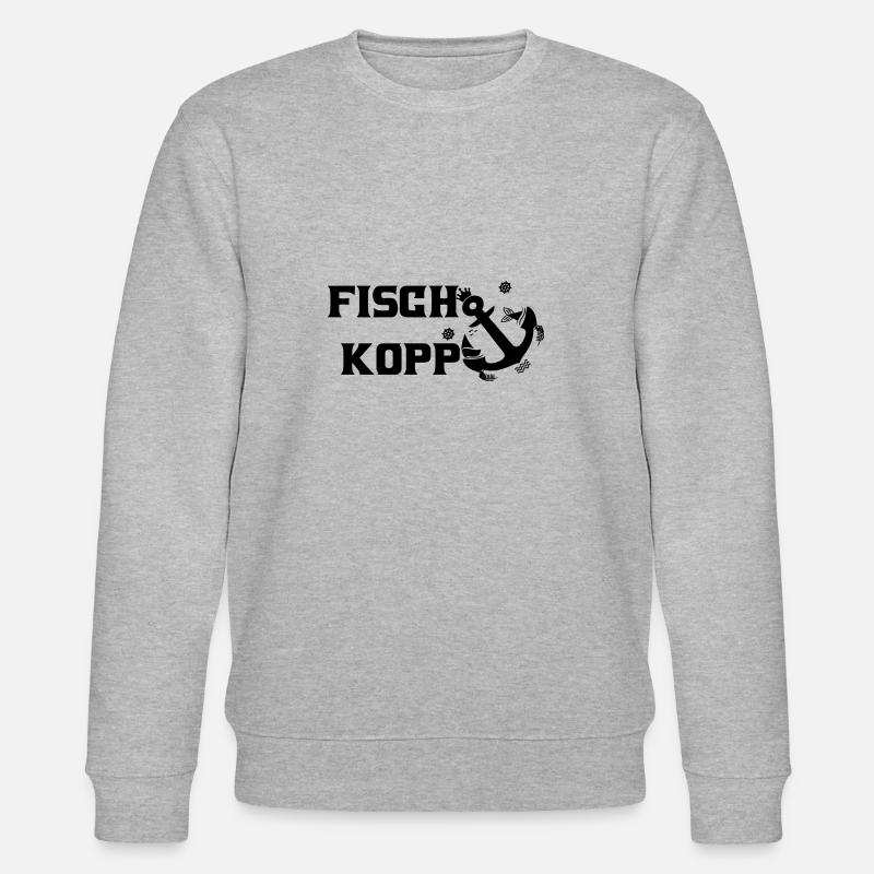 Fischkopp - Stanley/Stella Unisex Bio-Sweatshirt CHANGER  - Grau meliert