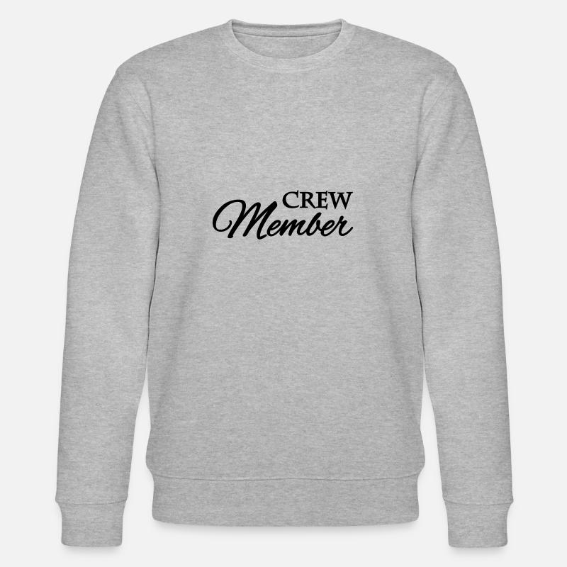 Crew member - Stanley/Stella Unisex Bio-Sweatshirt CHANGER  - Grau meliert