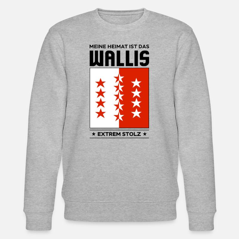 Wallis - Stanley/Stella Unisex Bio-Sweatshirt CHANGER  - Grau meliert