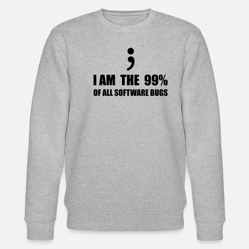 Informatiker, Programmierer - Stanley/Stella Unisex Bio-Sweatshirt CHANGER  - Grau meliert