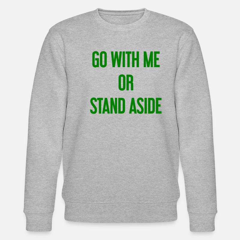 Geh mit oder beiseite - Stanley/Stella Unisex Bio-Sweatshirt CHANGER  - Grau meliert