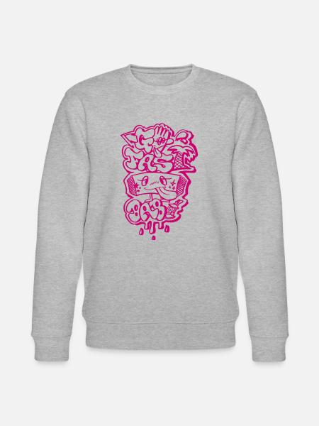 Go fast baby - Stanley/Stella Unisex Bio-Sweatshirt CHANGER  - Grau meliert