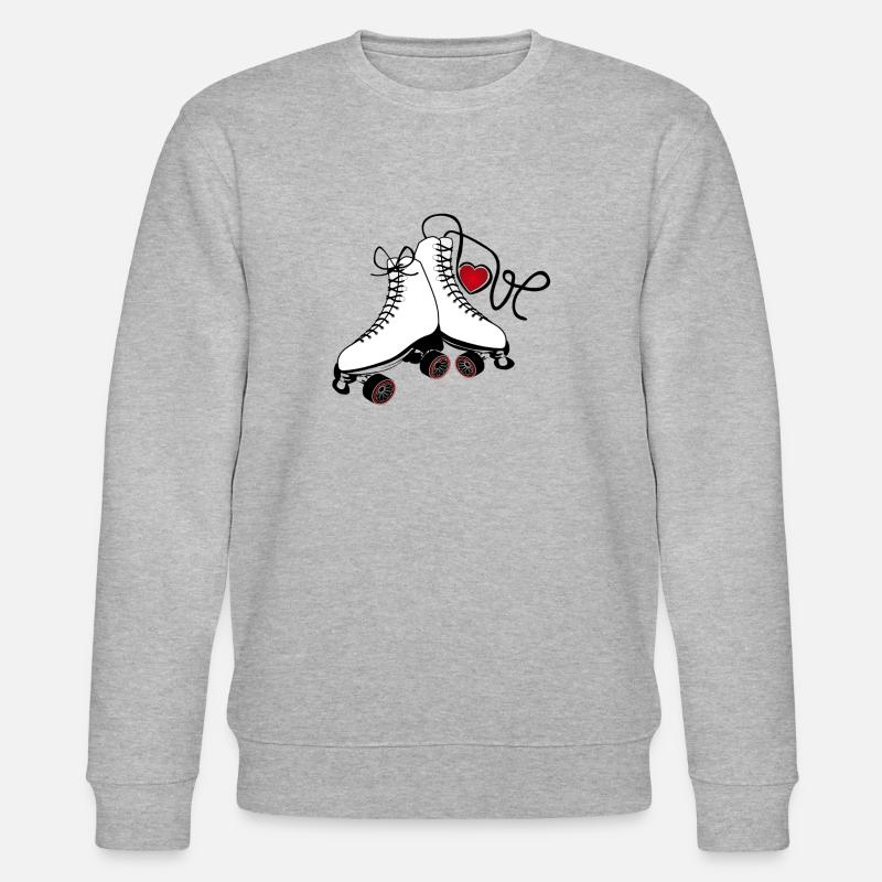 Senkel Rollkunstlauf Schuh 2 - Stanley/Stella Unisex Bio-Sweatshirt CHANGER  - Grau meliert