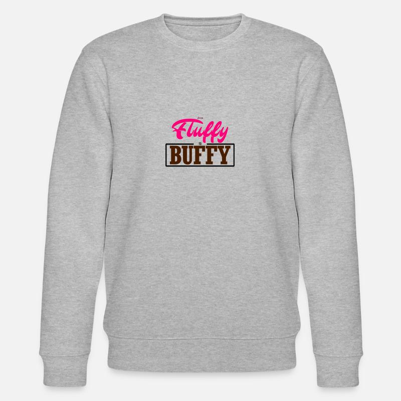 From Fluffy to Buffy - Stanley/Stella Unisex Bio-Sweatshirt CHANGER  - Grau meliert